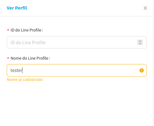 Nome do Line profile